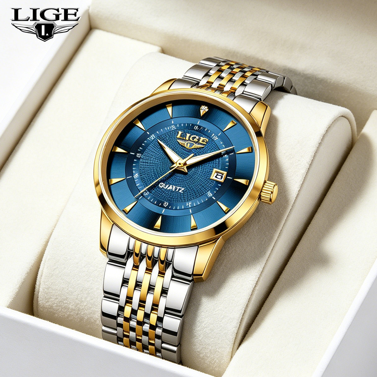 Anti-Magnetic Watch - LIGE New 2026 Luxury Man Watch