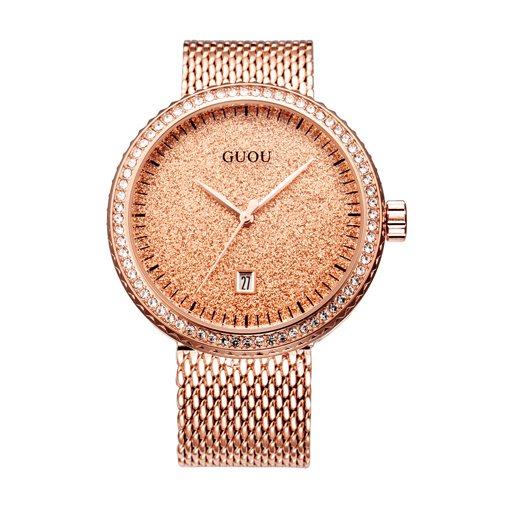 Guou Fashion Simple Mesh Retro – Mesh Stainless Strap recenzja i cena