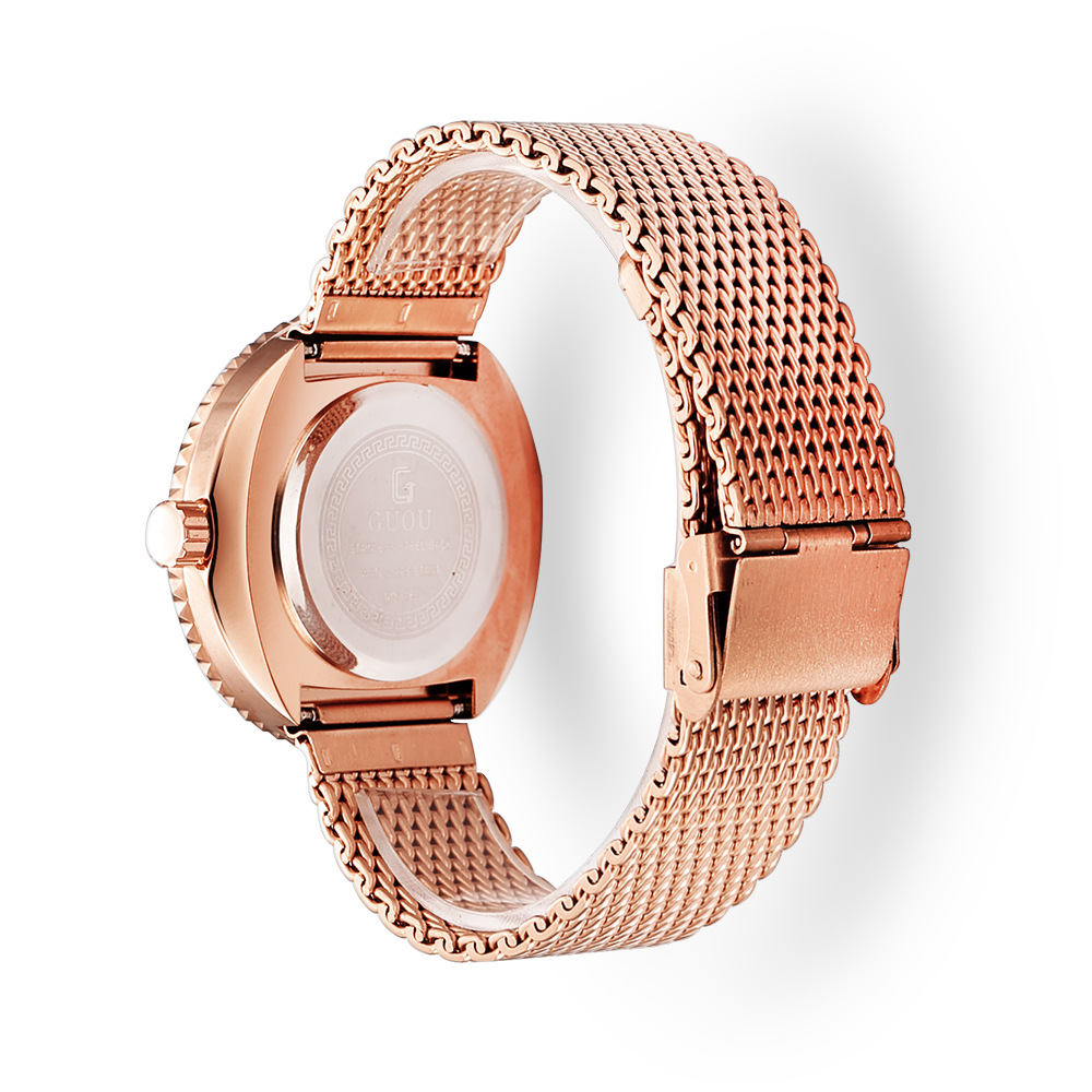 Guou Fashion Simple Mesh Retro – Mesh Stainless Strap recenzja i cena