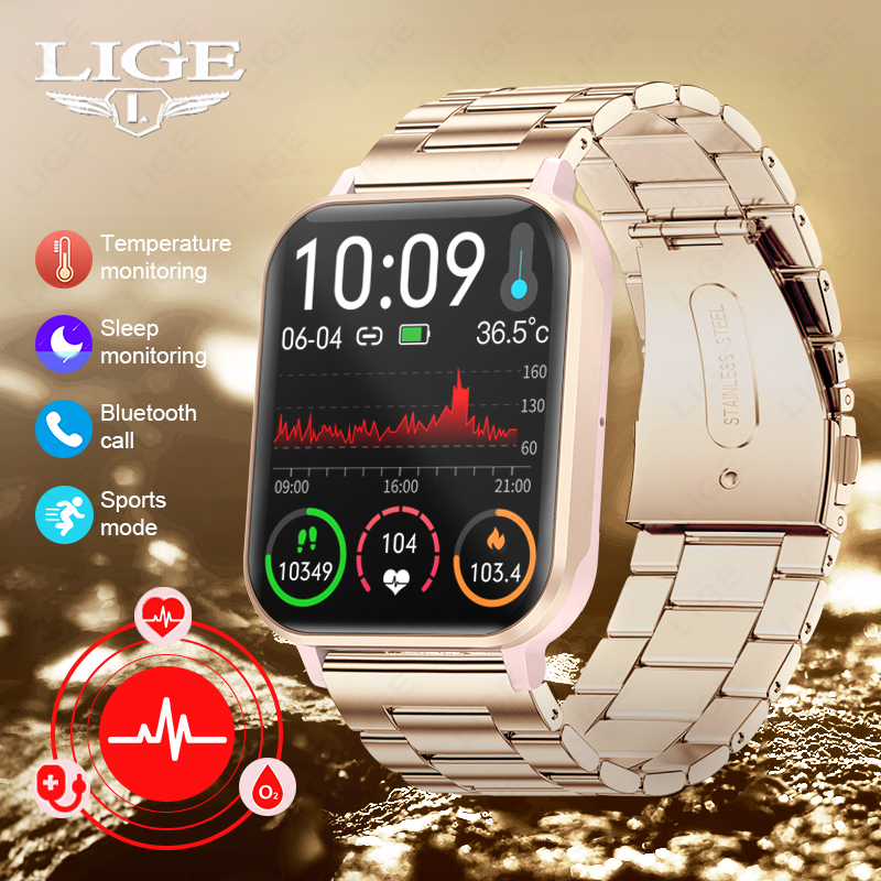 LIGE Men's Smart Watch Health  – Smartwatch Watches For Sale recenzja i cena