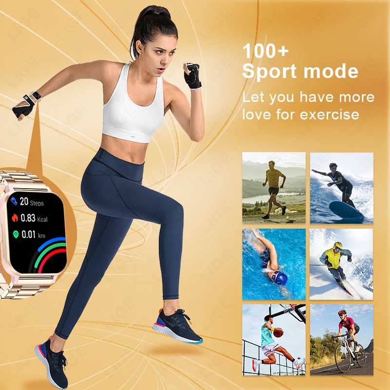 LIGE Men's Smart Watch Health  – Smartwatch Watches For Sale recenzja i cena