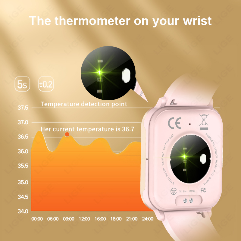 LIGE Men's Smart Watch Health  – Smartwatch Watches For Sale recenzja i cena