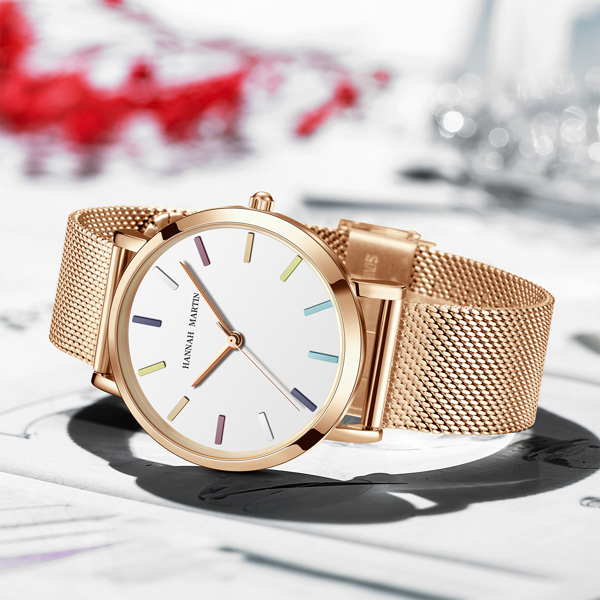 Hannah Martin Top Women Watch  – Mesh Stainless Strap recenzja i cena