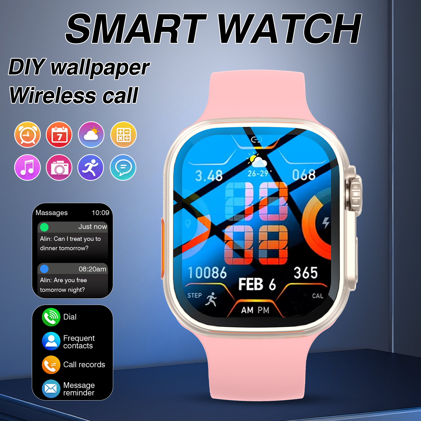 2026 New Smart Watch, HD Large – Smartwatch Iphone Watches For Women recenzja i cena