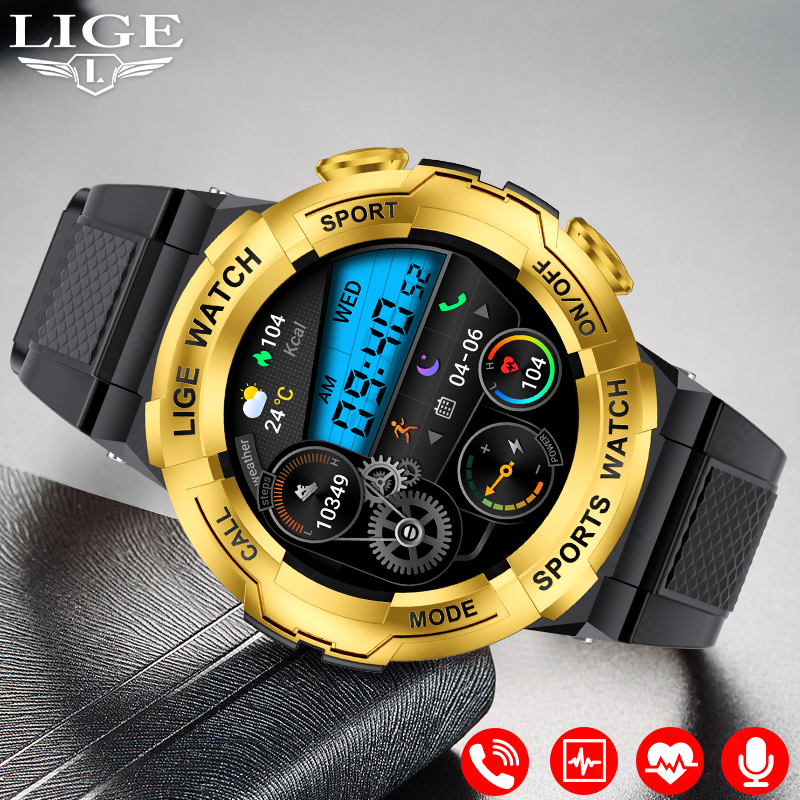 LIGE Men's Smart Watch Health  – Smartwatch Watches For Sale recenzja i cena