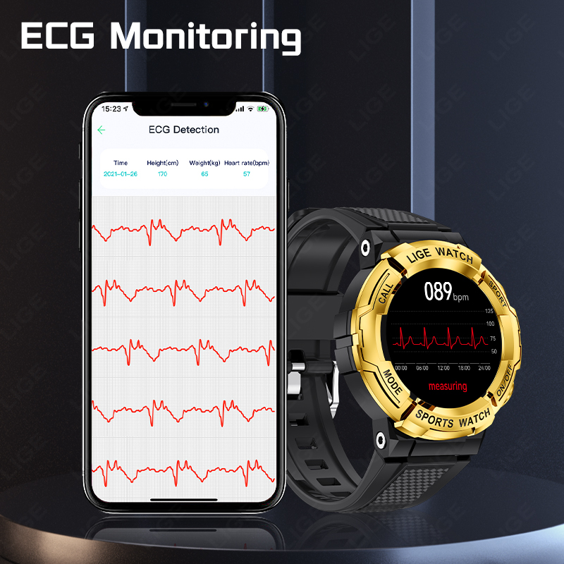 LIGE Men's Smart Watch Health  – Smartwatch Watches For Sale recenzja i cena
