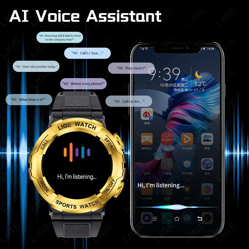LIGE Men's Smart Watch Health  – Smartwatch Watches For Sale recenzja i cena