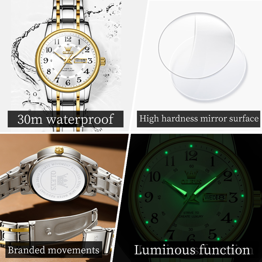 OLEVS 2891 Luxury Brand Fashio – Anti-Magnetic Watch recenzja i cena
