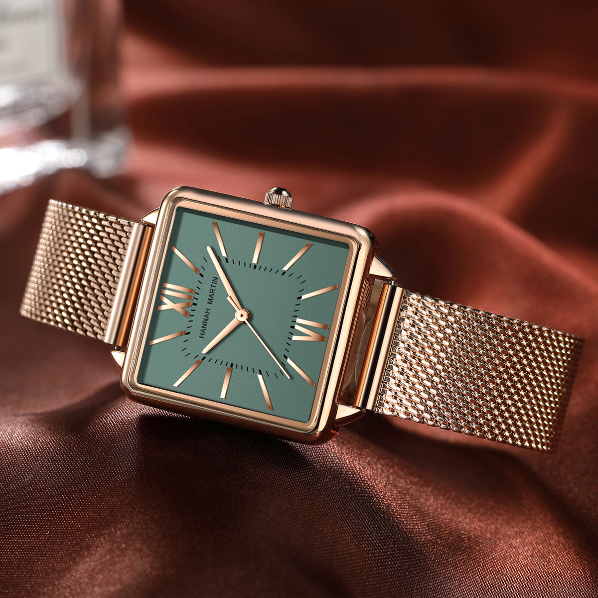 Ladies Square High Quality Sta – Mesh Stainless Strap recenzja i cena