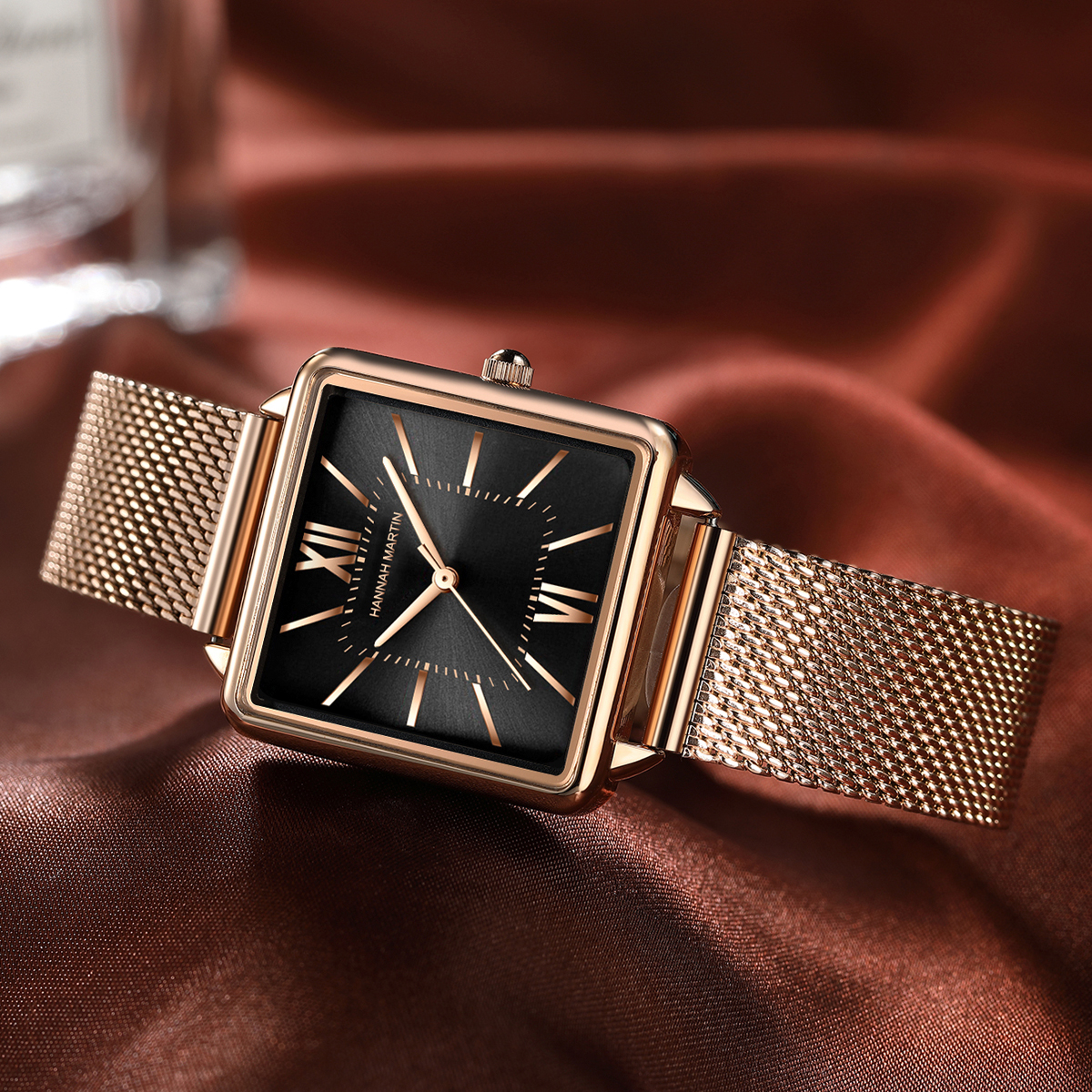 Ladies Square High Quality Sta – Mesh Stainless Strap recenzja i cena