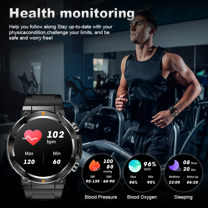 LIGE 2026 Smart Watches Heart  – Smartwatch Watches For Sale recenzja i cena