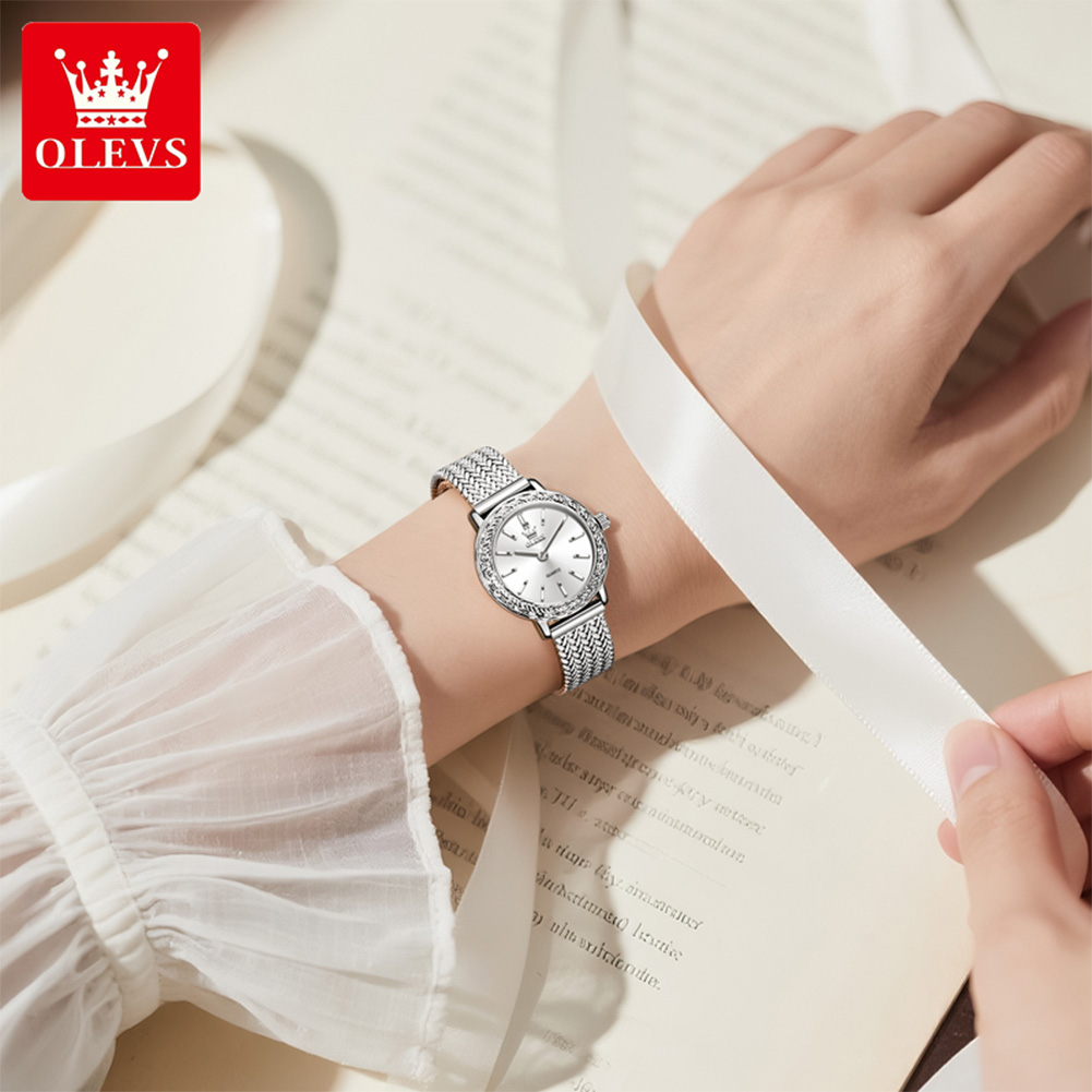OLEVS 5643 Watches for Women T – Mesh Stainless Strap recenzja i cena
