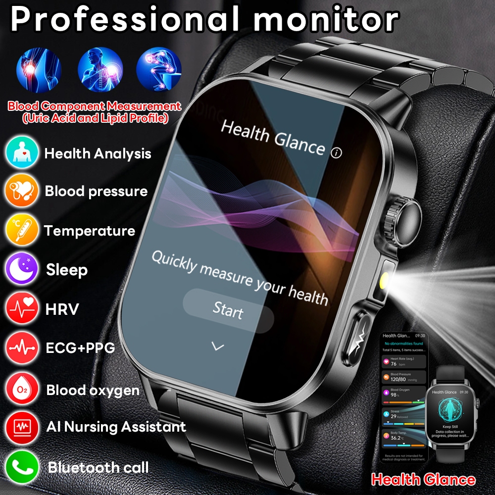 2026 New Model Uric Acid & Lip – Smartwatch Health Watches For Men recenzja i cena