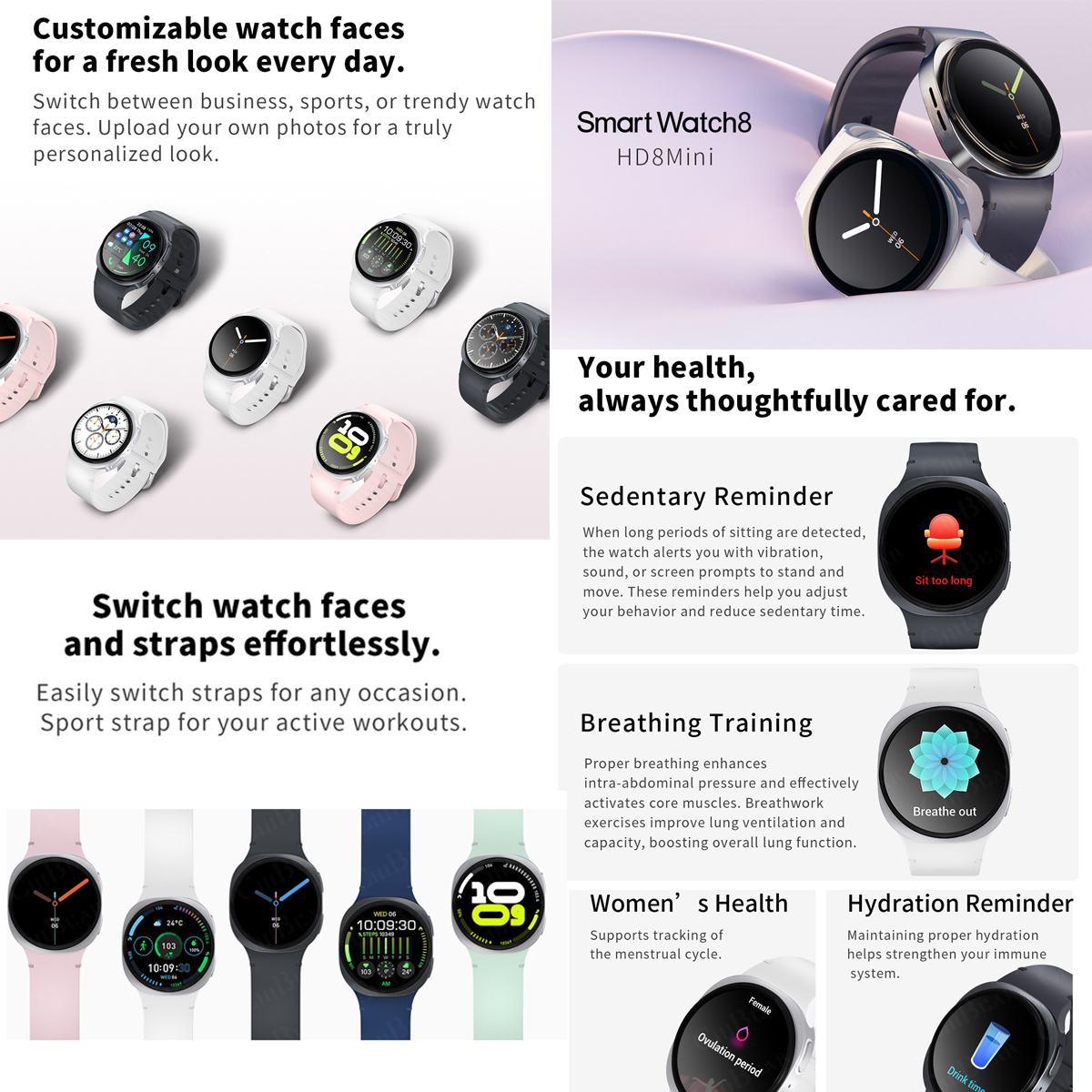 2026 New Watches 8 Mini GPS Tr – Smartwatch Health Watches For Men recenzja i cena