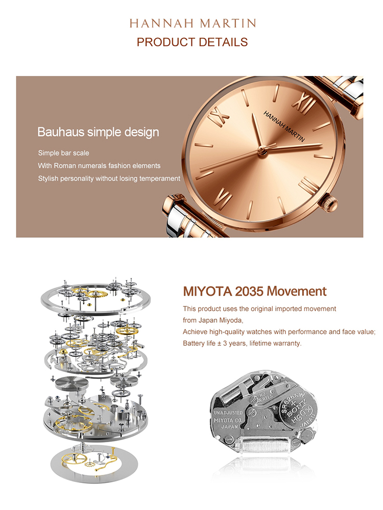 2022 New Listing Ladies Luxury – Anti-Magnetic Watch recenzja i cena