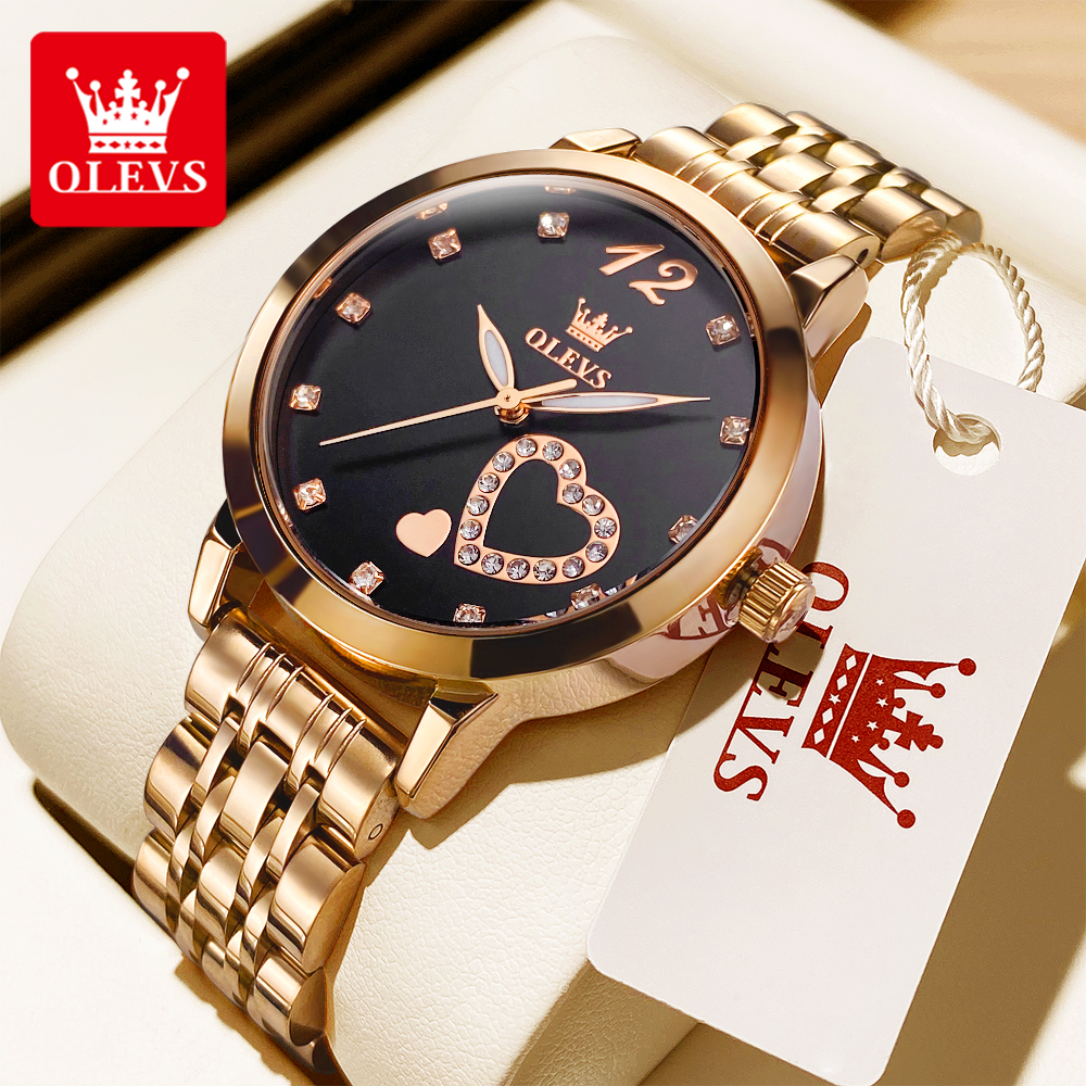 OLEVS Elegant Quartz Watch for – Mesh Stainless Strap recenzja i cena