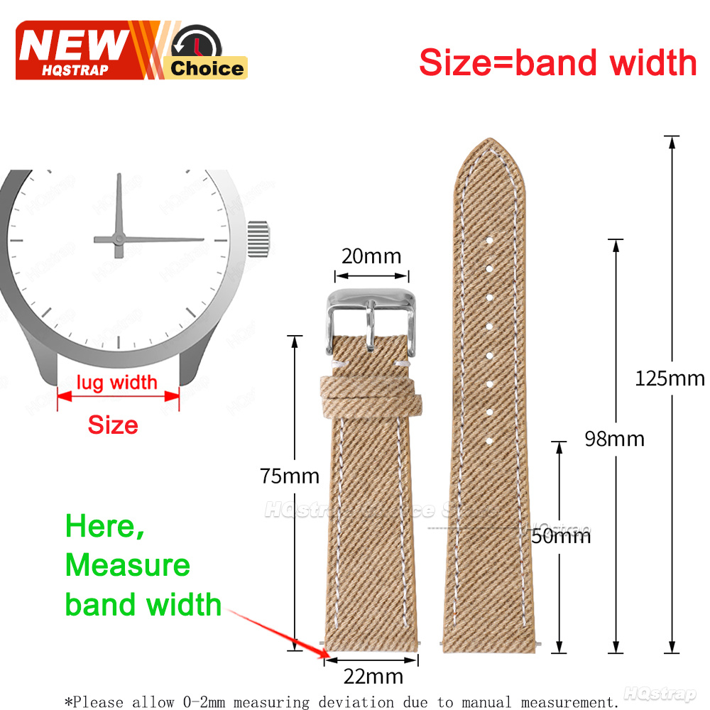 Nylon Denim Fabric Watch Strap – Omega Watches Smartwatch recenzja i cena