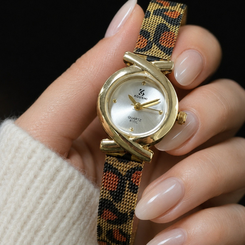 Luxury Brand Golden Mesh Strap – Mesh Stainless Strap recenzja i cena