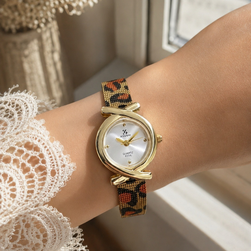 Luxury Brand Golden Mesh Strap – Mesh Stainless Strap recenzja i cena