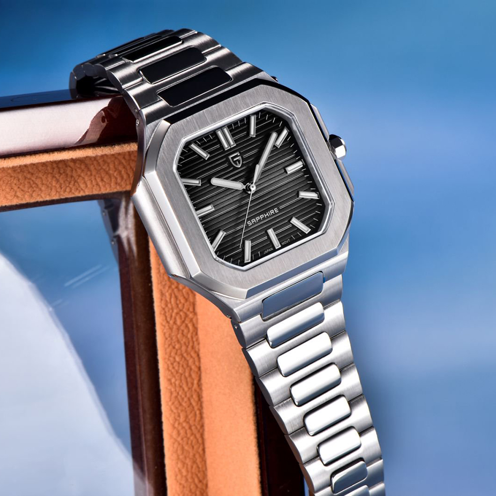 PAGANI DESIGN Fashion Square B – Anti-Magnetic Watch recenzja i cena