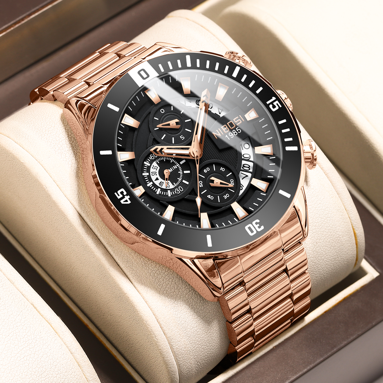 NIBOSI New Men's Watches Top B – Anti-Magnetic Watch recenzja i cena