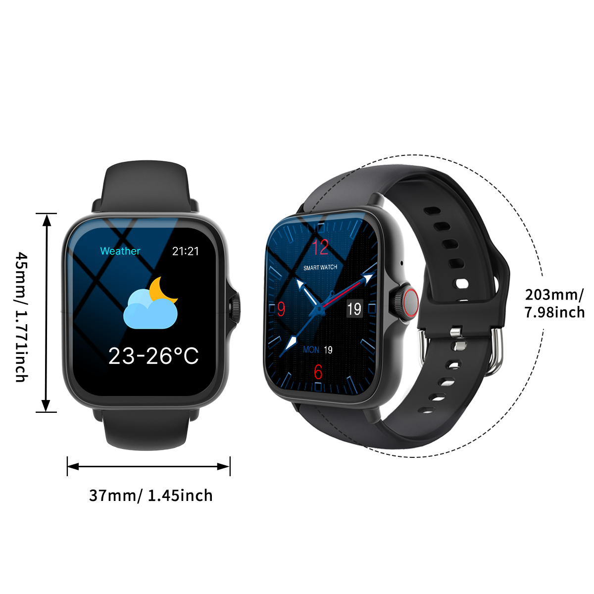 Smart watch, wireless calling  – Smartwatch Iphone Watches For Women recenzja i cena