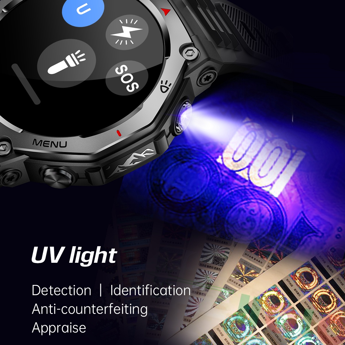 2025 New Military Smart Watch  – Watch Vs Amazfit recenzja i cena