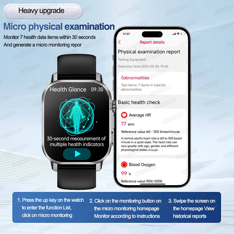 New Health Care AI Doctor Accu – Smartwatch Health Watches For Men recenzja i cena