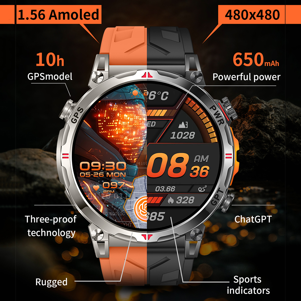 2025 New VWAR Air5 Ultra GPS S – Watch Vs Amazfit recenzja i cena