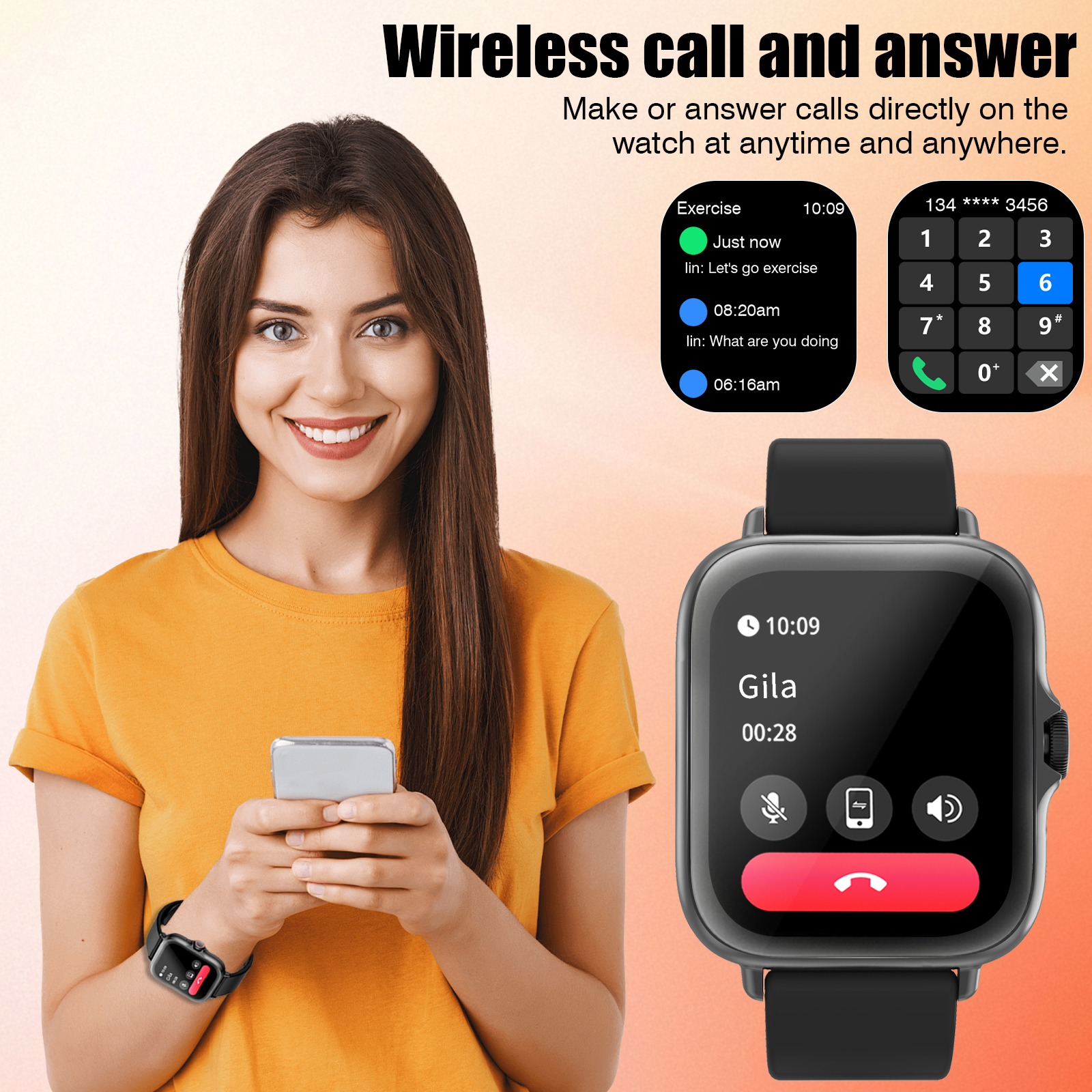 Smart Watch, Wireless Call/Dia – Smartwatch Iphone Watches For Women recenzja i cena
