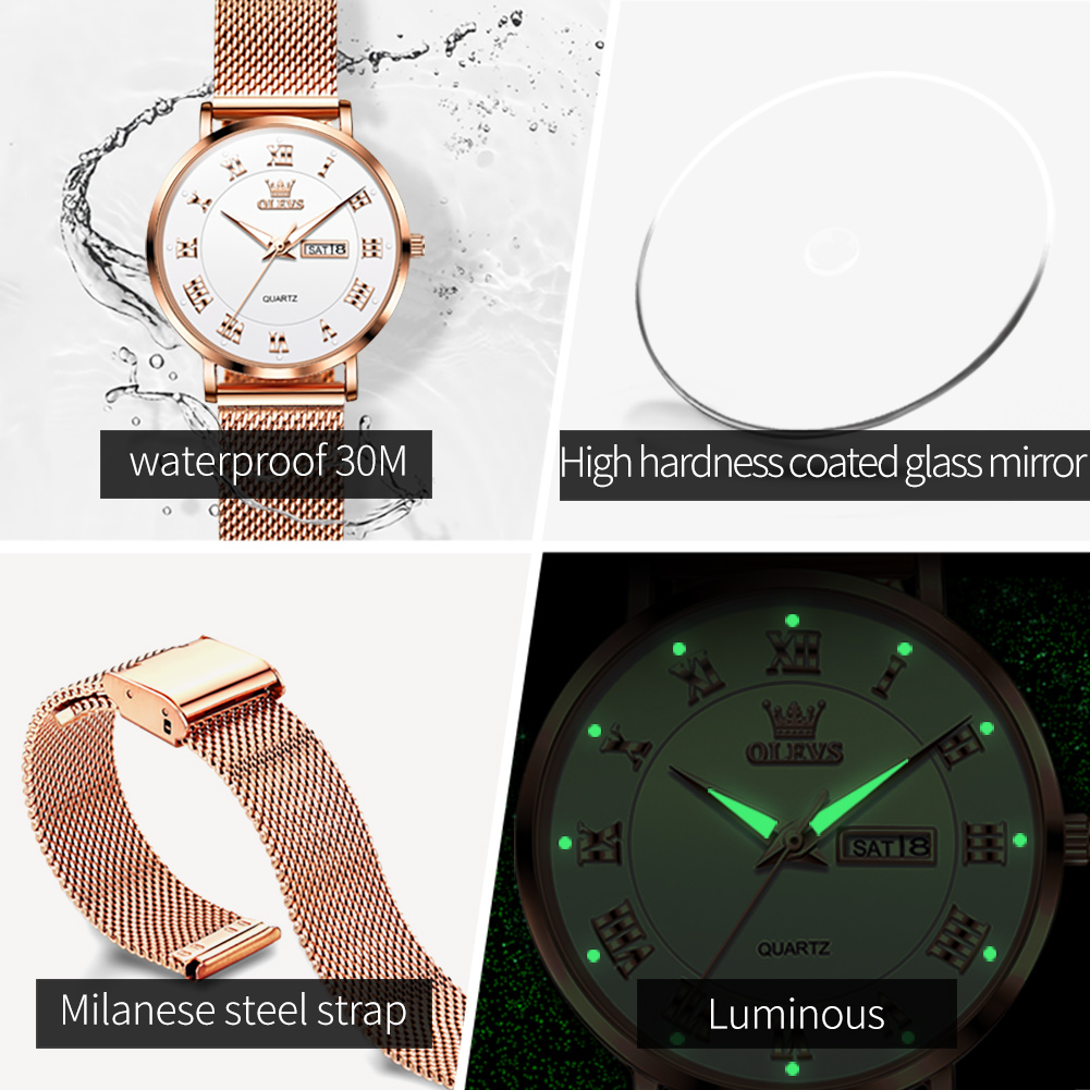 OLEVS 2920 Elegant Original Wo – Mesh Stainless Strap recenzja i cena