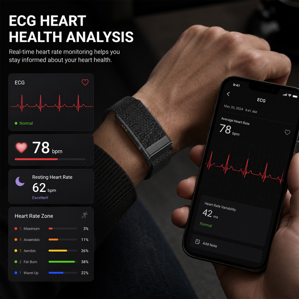 2026New ECG+HRV Nursing Grade  – Smartwatch Health Watches For Men recenzja i cena