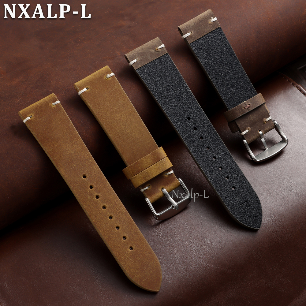 Retro Oil Wax Leather Watch Ba – Omega Watches Smartwatch recenzja i cena