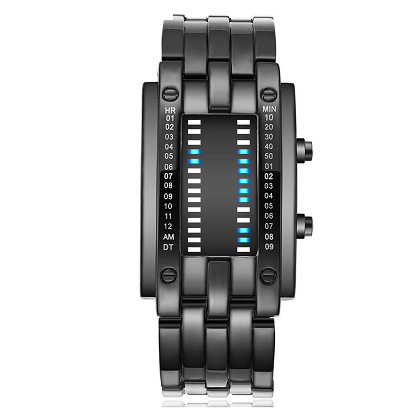 Premium Binary Matrix Blue LED – Smartwatch Premium Watches For Women recenzja i cena