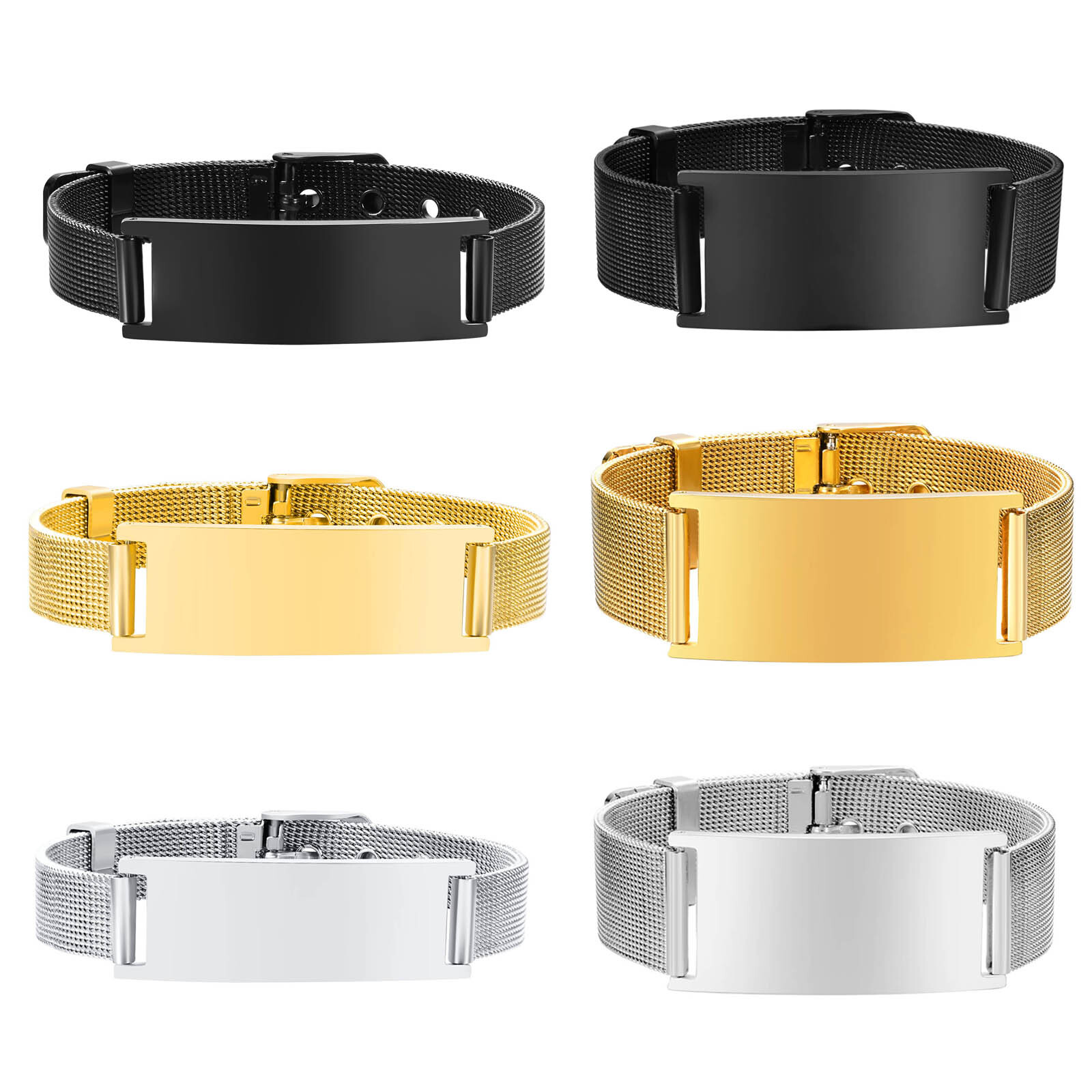Personalized Photo Bracelet, S – Mesh Stainless Strap recenzja i cena