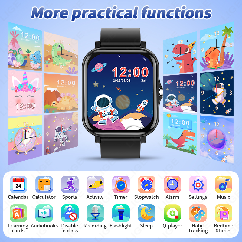 LIGE 2025 Audiobook Children S – Smartwatch Digital Watches For Boys recenzja i cena