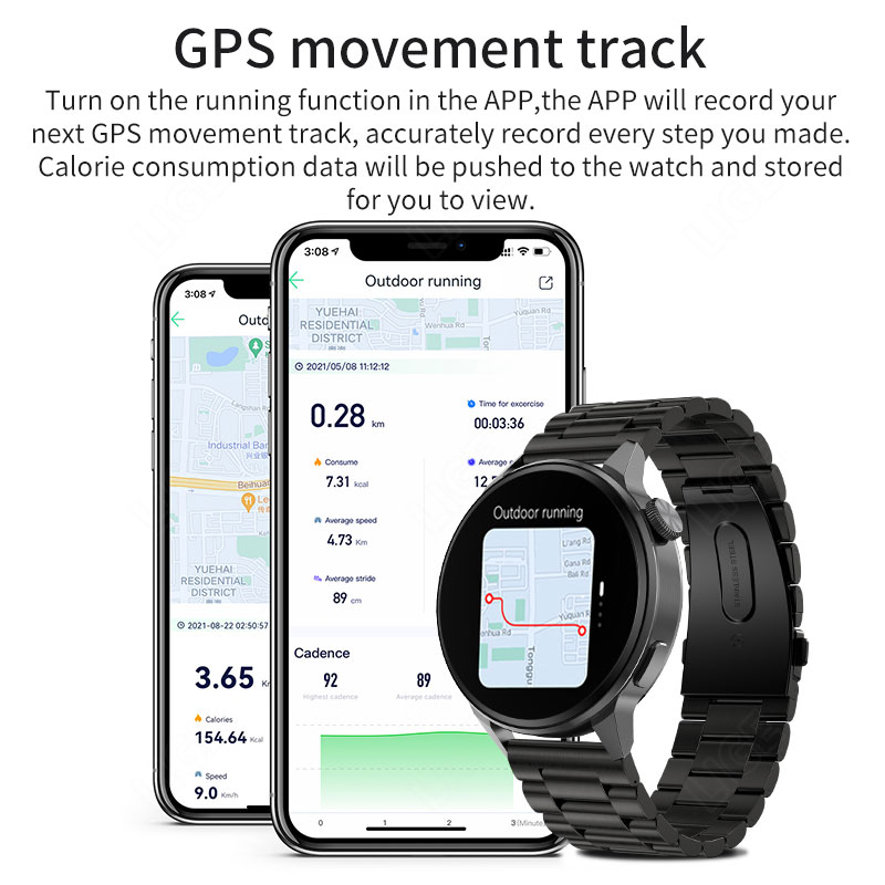 FOXBOX Men's Smart Watch GPS M – Smartwatch Watches For Sale recenzja i cena