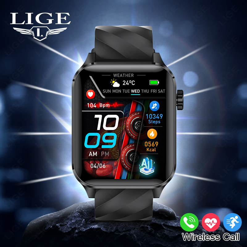 LIGE New Bluetooth Call Smart  – Smartwatch Iphone Watches For Women recenzja i cena
