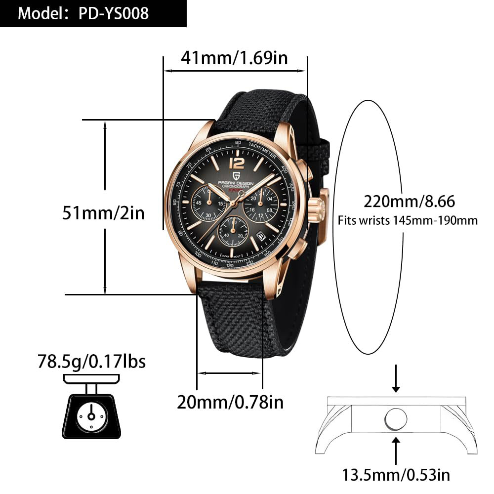 PAGANI DESIGN New Mens Watch 4 – Anti-Magnetic Watch recenzja i cena