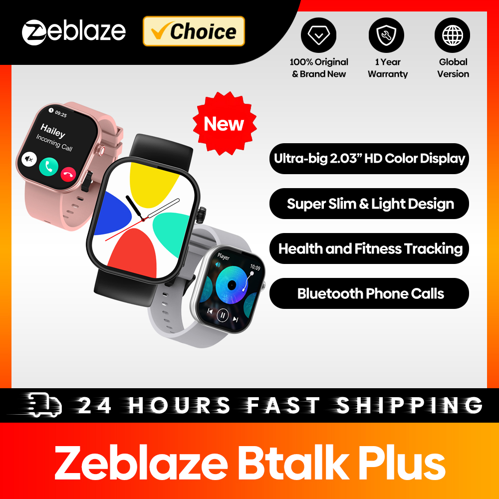 New Zeblaze Btalk Plus Voice C – Smartwatch Health Watches For Men recenzja i cena