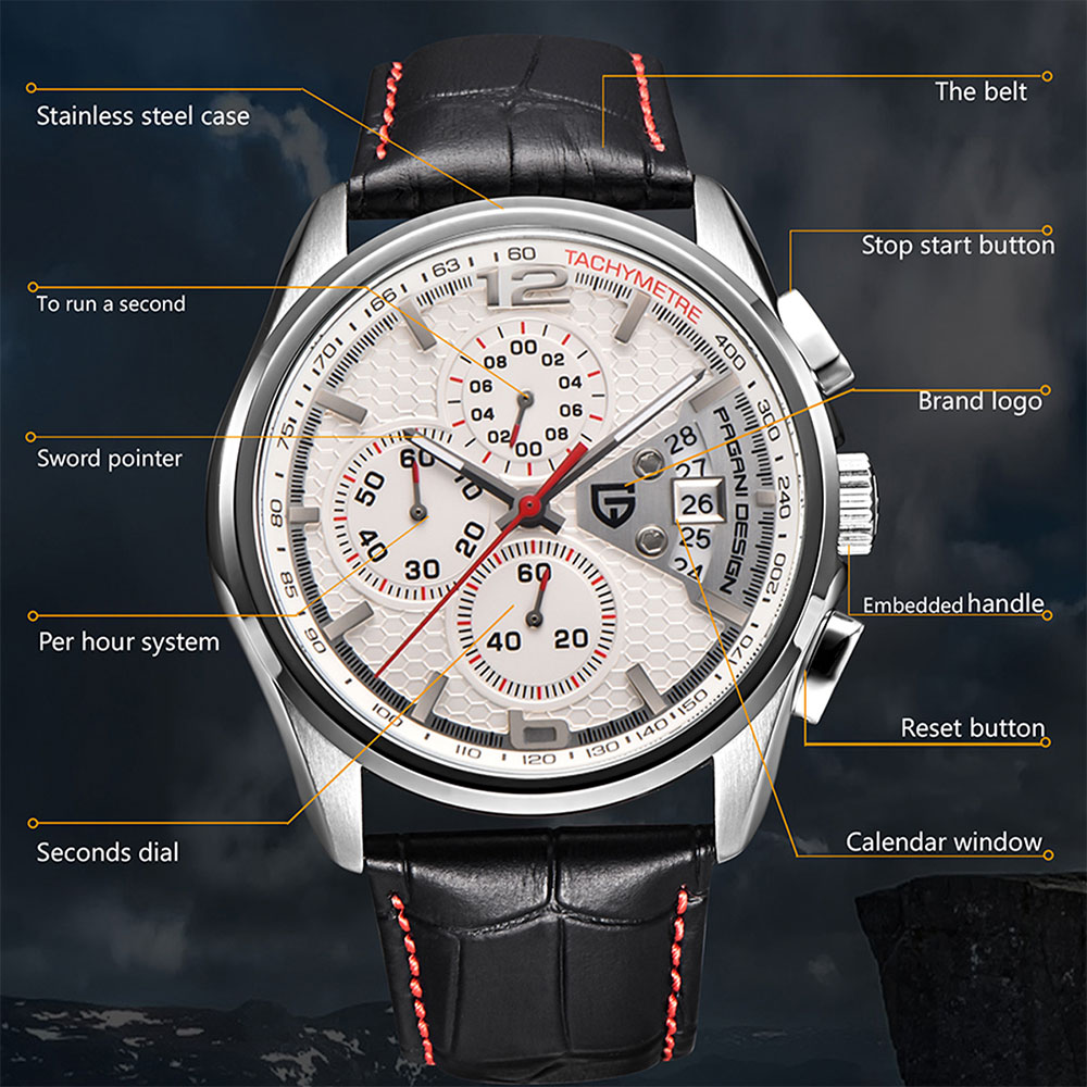 PAGANI DESIGN New PD-3306 Chro – Anti-Magnetic Watch recenzja i cena