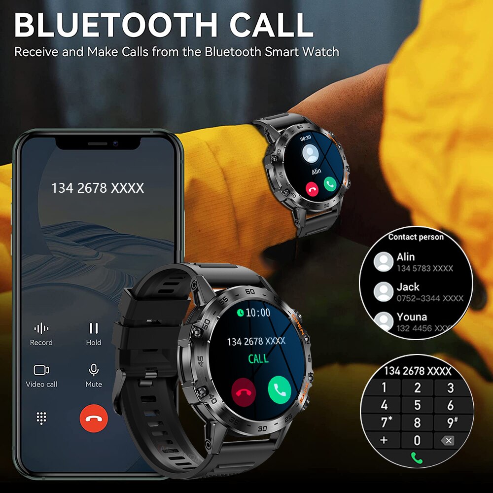 MEVADEN Steel 1.39 inch Men Lu – Smartwatch Health Watches For Men recenzja i cena