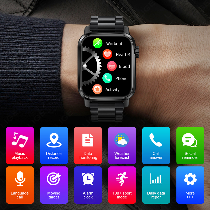 LIGE Smart Watch Sports Fitnes – Smartwatch Watches For Sale recenzja i cena