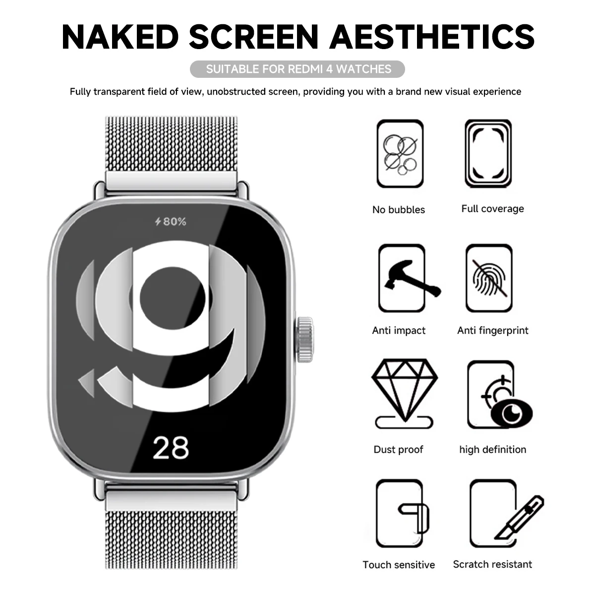 Tempered Glass for Xiaomi Redm – Watch Redmi recenzja i cena