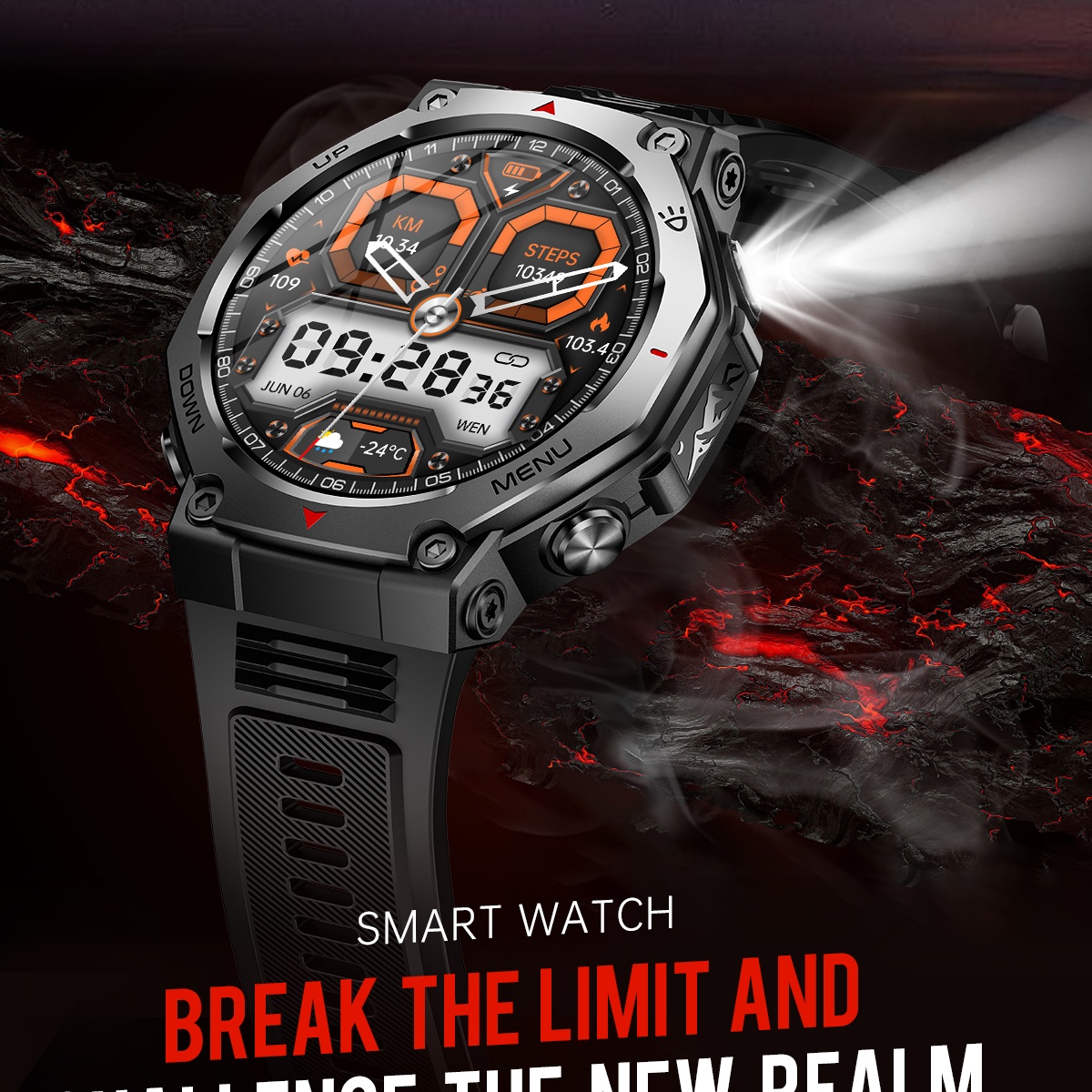 VWAR T-Rex Ultra Smart Watch w – Watch Vs Amazfit recenzja i cena