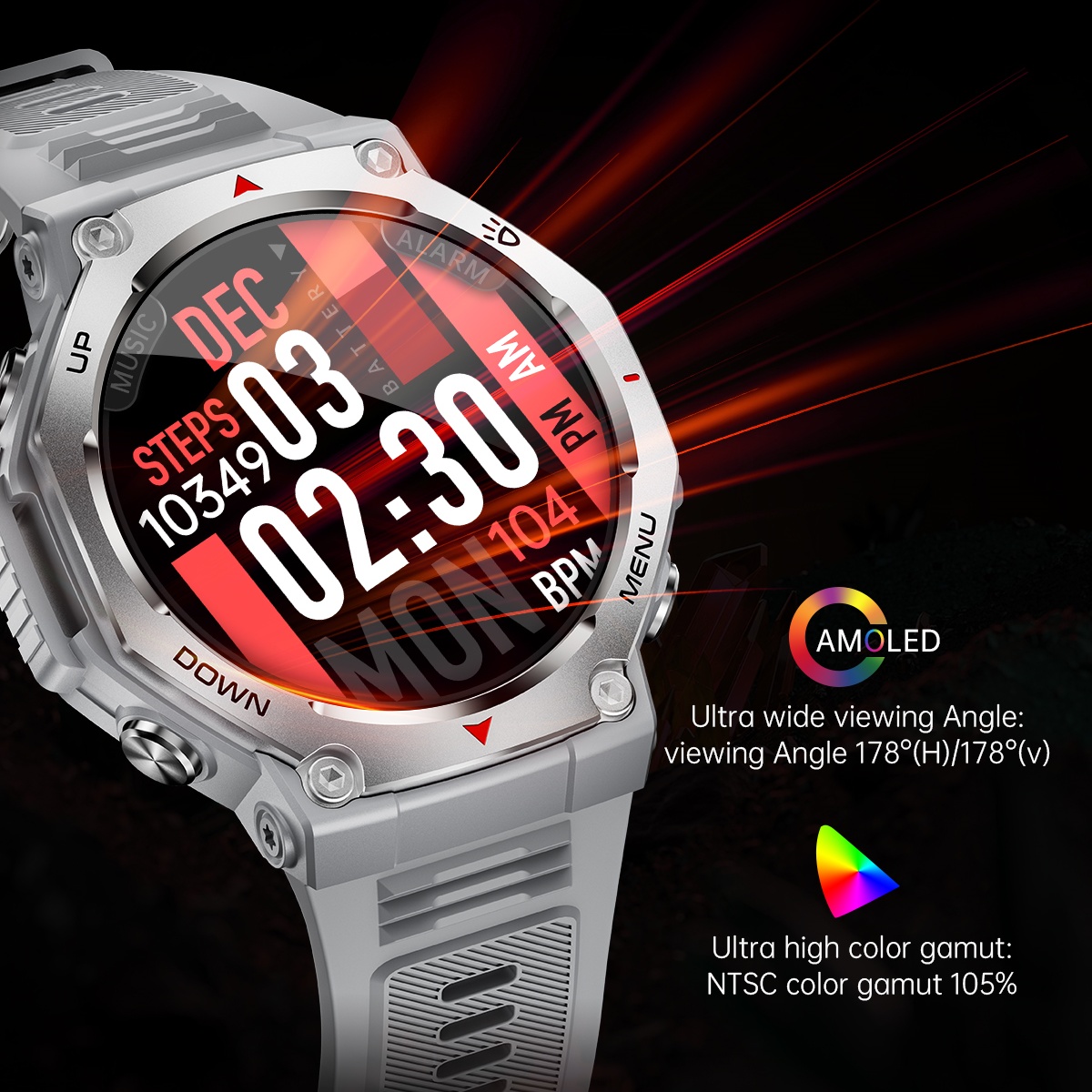 VWAR T-Rex Ultra Smart Watch w – Watch Vs Amazfit recenzja i cena
