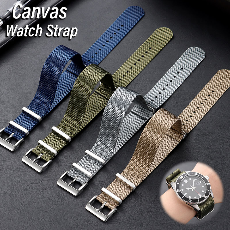 Canvas Nylon Watch Band 18mm 2 – Omega Watches Smartwatch recenzja i cena