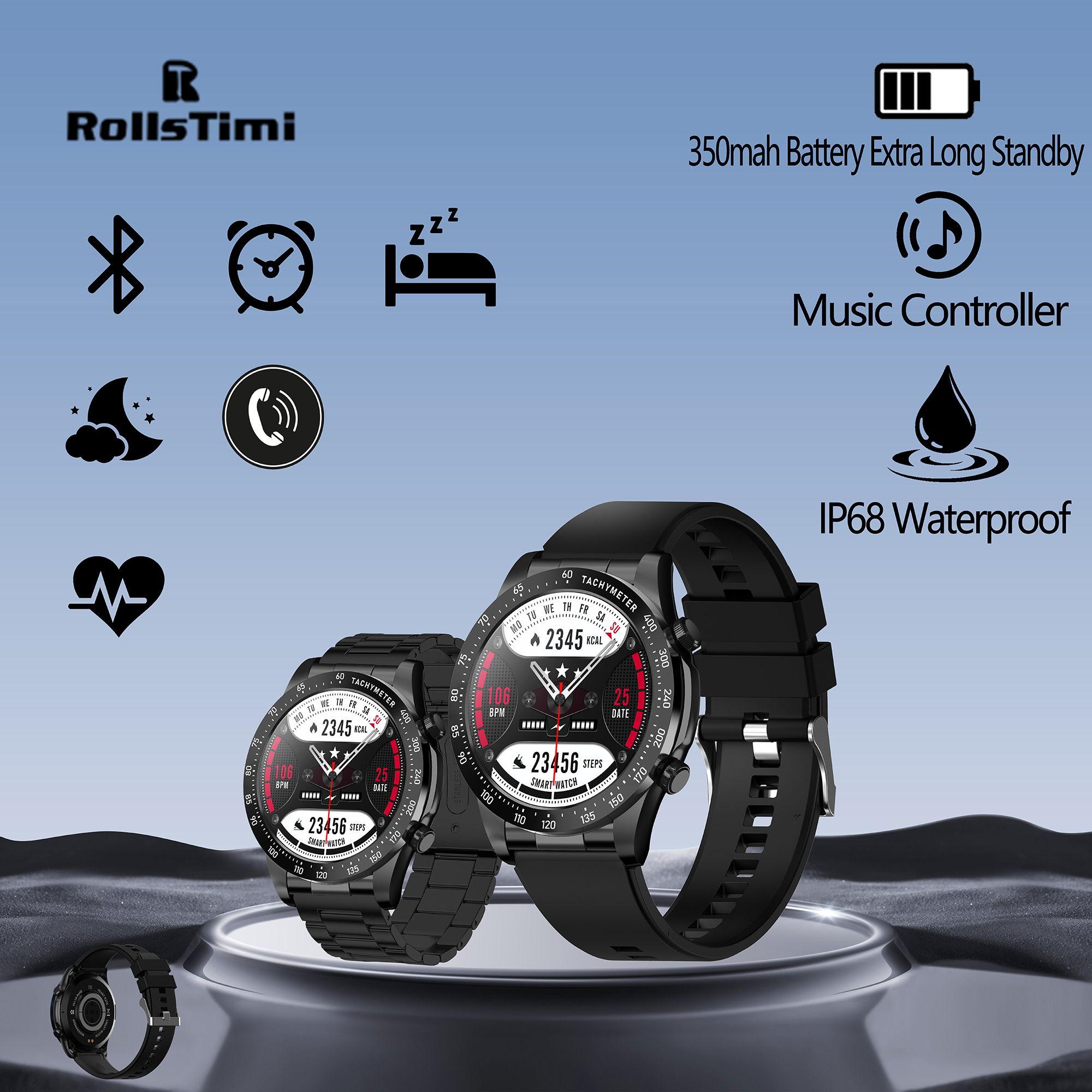 ROLLSTIMI Premium All-Match Me – Smartwatch Premium Watches For Women recenzja i cena