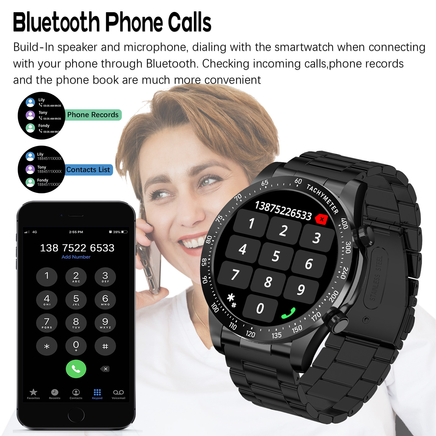 ROLLSTIMI Premium All-Match Me – Smartwatch Premium Watches For Women recenzja i cena