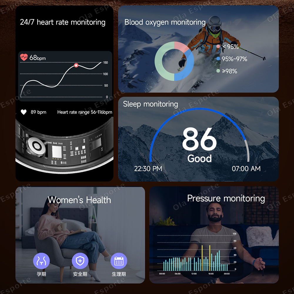 Newest Smart Ring Call Message – Smartwatch Health Watches For Men recenzja i cena